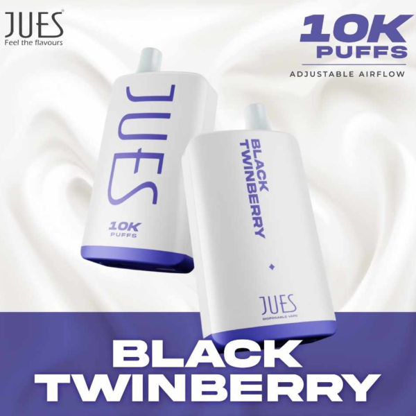 JUES 10k Disposable Black twinberry