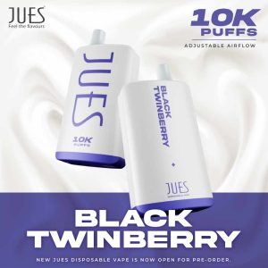 JUES 10k Disposable Black twinberry