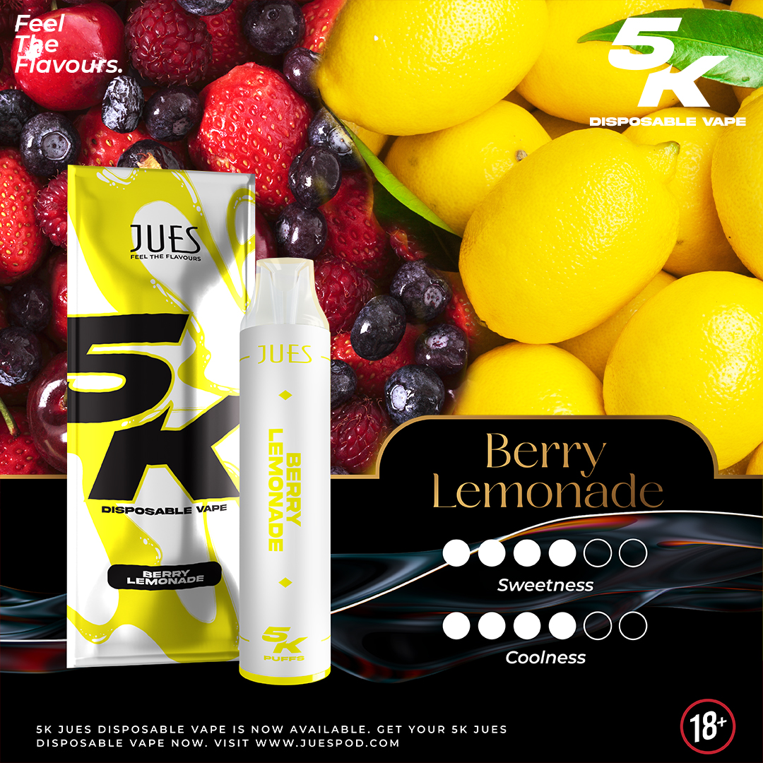 JUES 5K Disposable Vape Berry Lemonade